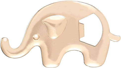 DAJAMAI 12 Pack Bottle Opener Baby Shower Party Favor for Guests Elephant Shaped Bottle Opener Baby Shower Favors Birthday Bridal Shower Souvenirs Wedding Favor Gift (Pink - Elephant, 12)