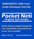 Basic Vigor Himalayan Salt Pipe Inhaler (No Scent, No Essential Oils) 2 Pack Portable Salt Therapy by Pocket Neti