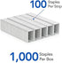 Swingline Staples, Heavy Duty, 3/4" Length, 160 Sheet Capacity, 100/Strip, 1000/Box, 1 Pack (35319) , Silver