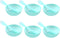 Soochat 6 Pcs DIY Slime Making Tools Glue Slime Mixing Bowls Slime Organizer for Kids Funny Slime Making Arts(Green)