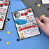 WERNNSAI Racing Car Party Invitation with Envelopes - 20 Count Race Car Party Supplies for Boys Birthday Baby Shower Graduation Fill-in Style Racing Invite Cards