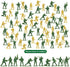 TOY Life Army Men Toys for Boys, Toy Soldiers Army Toys Plastic Green Army Men Army Action Figures Military Toys, Die Cast Metal Military Vehicles with a Bag Toy Helicopter, Halloween Prizes for Kids
