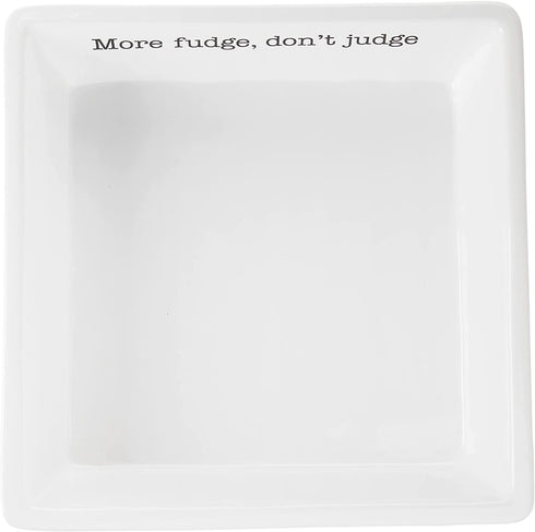 Mud Pie Fudge Baker with Towel Set, 2 1/2" x 10" x 10" 26" x 16 1/2" | Spatula 6"