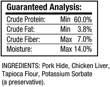 Good 'N' Fun Rawhide Twists, Chicken Liver Recipe, 6-Count