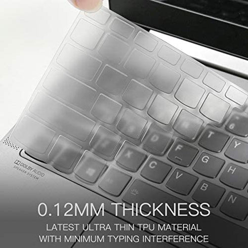 Keyboard Cover Skin for Lenovo Flex 5 5i 14" 2-in-1 Laptop, Idepad S540 14 inch, Lenovo Yoga 5i 7i 9i 14, IdeaPad Slim 5i 7i 9i Pro 14", ThinkBook 14 G2 G3 G4, ThinkBook 14s 14p Yoga 14" Lapotp