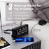 Loud Alarm Clock for Heavy Sleepers, Vibrating Alarm Clock with Bed Shaker for Deaf and Hard of Hearing, Dual Alarm Clock with 7.5'' Large Display,USB Charger, Dimmer, Snooze, 12/24H & Battery Backup