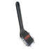 Chef Master Stainless Steel Panini Grill Brush with Scraper with Black Handle - 10"L x 3 1/2"H