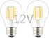 OPALRAY Low Voltage 12V Input Edison Style Classical A60(A19) Bulb, Dimmable with 12V DC Dimmer, 6W 600LM, 4000K Natural White, E26 Medium Base, 60W Incandescent Equivalent, 12V-24V DC Power, 2 Pack