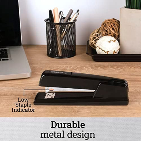 Swingline Stapler, 747, Classic Desktop Stapler Heavy Duty, 30 Sheet Capacity, Portable, Durable Metal Stapler for Office Desk Accessories or Home Office Supplies, Black (74701)