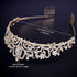 Didder Gold Crystal Tiara Crown Headband Princess Elegant Crown with combs for Women Girls Bridal Wedding Prom Birthday Party