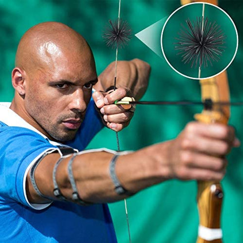 String Silencer Bow Noise Recurve Bow String Whiskers Silencers Noise Cancelling for Recurve Compound Bow (4)