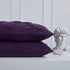 Raytrue-X Ultra Soft Pillow Cases Standard Size, Purple Pillow Shams Set of 2, Decorative Pillow Covers with Pinch Pleated Design 20x26 inches
