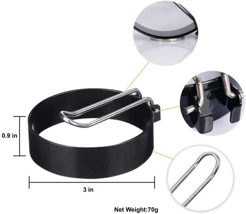 Egg Ring,Egg Cooking Ring,4 Pack Stainless Steel Egg Rings,Ring for Cooking Eggs,Pancake Mold for Frying Eggs,Round Pancake Mold