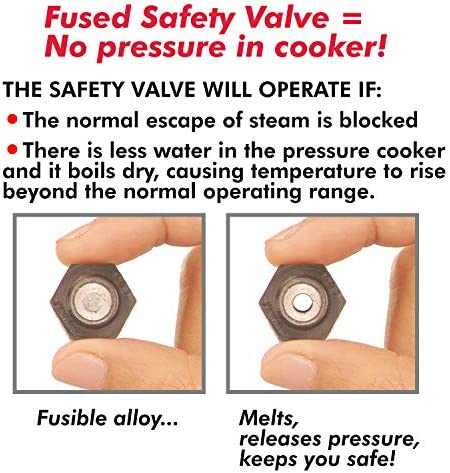 Hawkins B1010 3 Piece Pressure Cooker Safety Valve - B1010-3pcSet