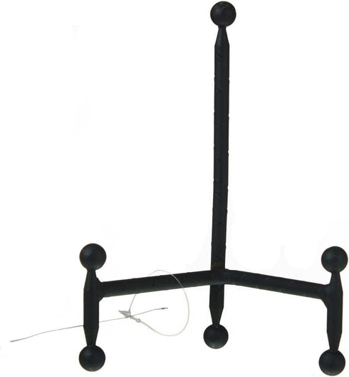 Display Easel Black Metal 8"H
