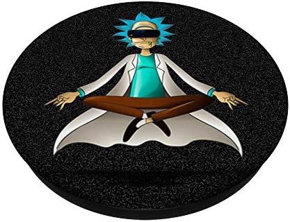 Rick and Morty Pop Socket Virtual Meditation PopSockets PopGrip: Swappable Grip for Phones & Tablets