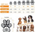 Roilpet Dog Slip Stopper Pads- Provide Your Dogs with Anti-Slip Traction from Slipping on Slippery Floors, Especially for Senior Dog for Indoors Wear (12 Sets 48 Pads, S (1-5/8"x1-3/8, 4-10 lbs))