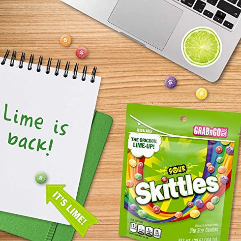 SKITTLES Sours Grab N Go, 7.2-Ounce Bag