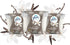 Glade Candle Sheer Vanilla Embrace, Fragrance Candle Infused With Essential Oils, Air Freshener Candle, 3-Wick Candle, 6.8 Oz, 3 Count