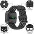 Faychey Sport Bands Compatible with Fitbit Versa 2/Fitbit Versa for Men Women, 4 Pack Breathable Silicone Replacement Straps Compatible with Fitbit Versa/Versa SE Black Blue Gray White Large