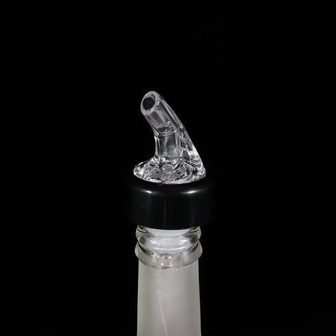 Measured Pourer, 3 Pack Automatic Measured Bottle Pourer, Spout Bottle Pourer with Tail and Collar, Wine Cocktail Pour, 1 oz/ 30 ml, White