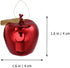 BESPORTBLE 24pcs Shatterproof Christmas Tree Baubles Apple Shaped Hanging Ornaments for Xmas Holiday Wedding Party Decoration (Red)