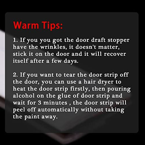 Suptikes 2 Pack Door Draft Stopper?Door Sweep for Exterior & Interior Doors,Door Bottom Seal Dust and Noise Insulation Weather Stripping Draft Guard Insulator, 1-4/5" W x 37" L,Brown