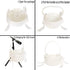 LAPUDA Beautiful Hand Beading of Wedding Flower Basket with Elegant Appearance and Ivory Color, Clusters of Stars Style (1 Basket)