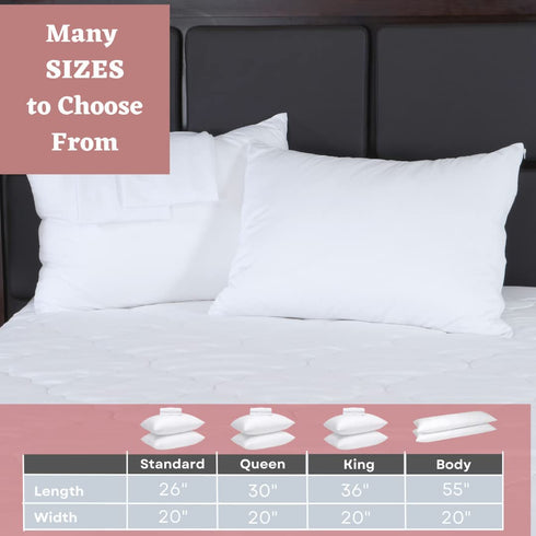 Guardmax Waterproof Pillow Protectors - Zippered Pillow Covers Bed Bug Hypoallergenic Pillow Cases, Protects from Dirt, Debris - Standard Size (20"x26") 4 Pack