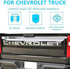 Tailgate Inserts Letters Compatible for 2019 2020 2021 2022 2023 Silverado, 3D Raised & Strong Adhesive Decals Letters, Tailgate Emblems Inserts Letters - Chrome Silver