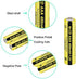 AAA Battery NiCd 1.2V Rechargeable Batteries for Garden Landscaping Solar Lights (10pc)