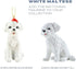 Boulevard East Concepts Maltese Breed Puppy Dog Collectible Figurine Statue