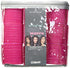 Conair Self Grip Extra Large Hair Rollers, Hair Curlers, Self Grip Hair Rollers, Hot Pink, 9 Pack with Storage Bag