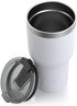 RTIC Tumbler with Splash Proof Lid, 20 oz, White, Insulated Travel Stainless Steel Coffee Mug, Sweat Proof, Keeps Hot & Cold Longer