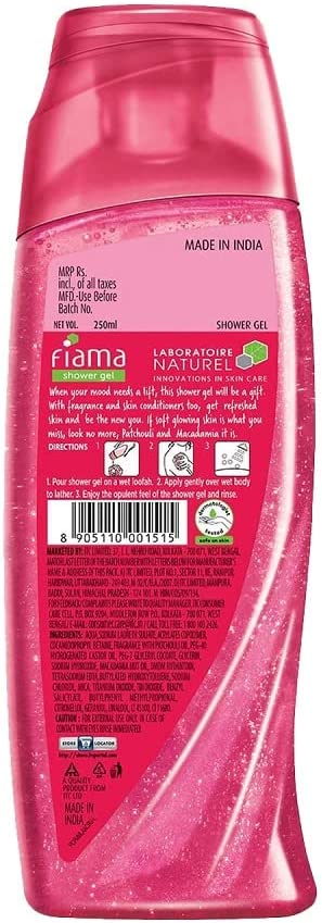 Fiama Di Wills Patchouli And Macadamia Pure Indulgence Shower Gel, 250ml