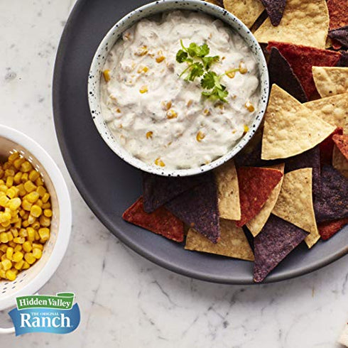 Hidden Valley Original Ranch Dips Mix, Gluten Free, Keto-Friendly (Package May Vary), 1 Ounce (Pack of 4)