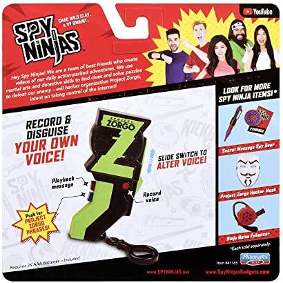 Spy Ninjas Project Zorgo Voice Morpher