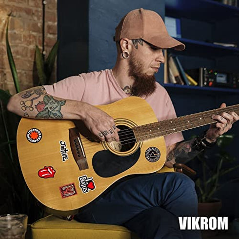 100Pcs Rock Band Stickers Music Car Stickers for Guitar Stickers Decals - Punk Rock Band Stickers Rock n Roll No Repeat, Waterproof Laptop Sticker for IPad Electric, Bass Drum Skateboard Motorcycle