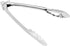 Emoly 6 Pack Stainless Steel Serving Tongs Metal Cooking Tongs with Scalloped Gripping Edge Kitchen Tongs for Serving Appetizers, Desserts, Salads, Barbecue and Cooking (9-Inch, Silver)