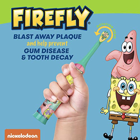 Firefly Clean N' Protect Spongebob Power Toothbrush, 1 Count(Pack of 1)