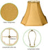 Tootoo Star Antique Octagonal Royal Bell Lamp Shade for Floor Lampshade and Table Lamp,(6.3x6.3)x(13x13)x10.8",Antique Gold