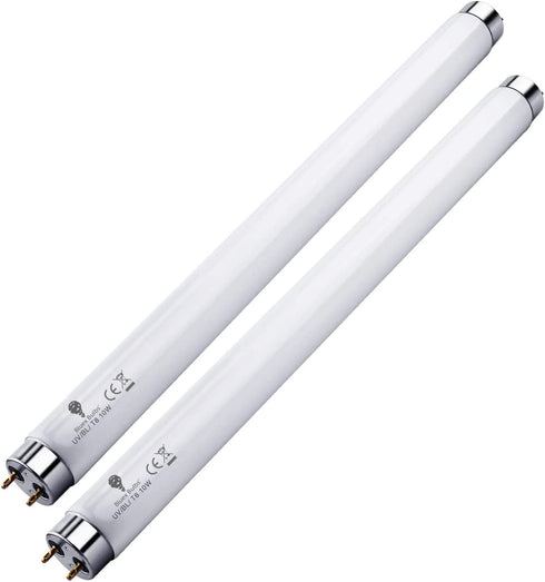 2 Pack Bug Zapper Replacement Lamp Bulb Light Tube 10W for 20W Electronic Bug Zapper T8 Fluorescent Light Tube Replacement Bulb for Bug Zapper