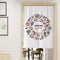 MYRU Japanese Noren Doorway Curtain Tapestry Entrance Feng Shui Door Curtain for Restaurant Kitchen (Green Vegetables,33.5 Inches x 59 Inches)