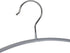 Better to U 16.5 Inch Metal Non Slip Hangers Rubber Coated, Heavy Duty Gray Clothes Hanger, Non Bump Clothe Sweater Hangers(Grey, 10)