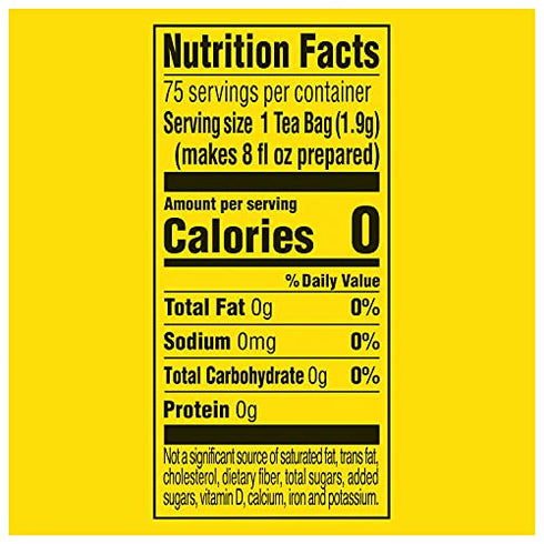 Lipton Tea Bags, Decaf Black Tea, Holiday Gift, 75 ct (2pk)
