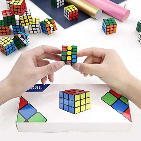 AROIC 21 Pack Mini Cubes, Puzzle Toys, Stress Relief Toys, Party Favors?Birthday Party Gifts,Party Supplies for Boys and Girls.