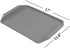 Ramddy Plastic Fast Food Trays for Eating, 4 Packs(Grey and Beige)