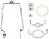 DZS Elec 7 8 9 10 Inch Adjustable Lampshade Harp Stand E14 & E26 & E27 Lamp Holder UNO Fitter Adapter Detachable Parts Silver Bracket