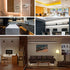 BTF-LIGHTING FCOB COB Flexible High Density Uniform Light LED Strip 10W/m 16.4FT DC24V Warm White 3000K CRI 90+ 8mm Width Dimmable LED Ribbon for Bedroom Kitchen Home Indoor Decoration