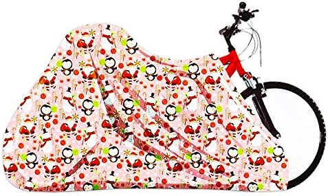 1 Plastic Christmas/Holiday Bike Gift Bag, 60x72